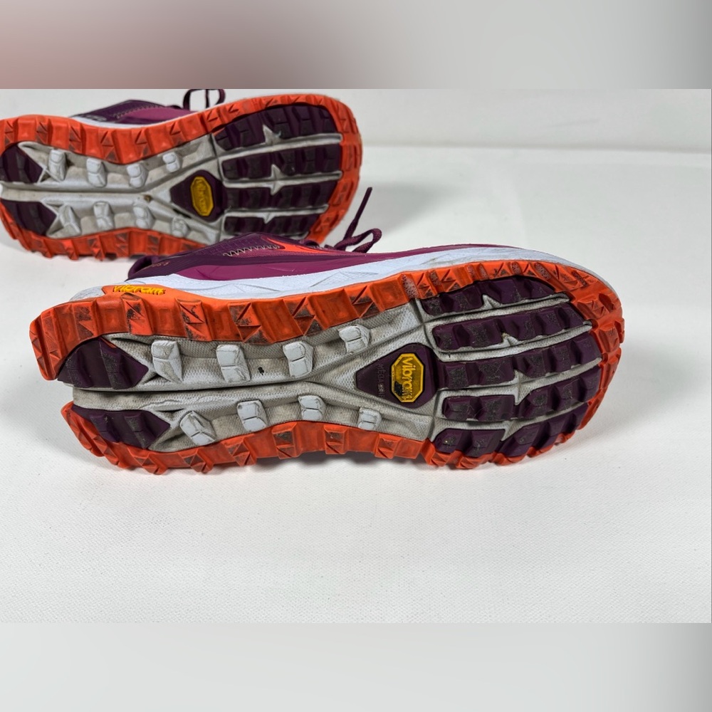 SOLD Altra Women's Olympus 5 Running Shoes Vibram Trail Run Purple Orange Size 8 - Picture 12 of 14